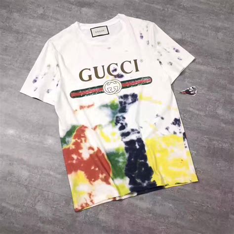 gucci tie dye shirt replica|knockoff gucci t shirt.